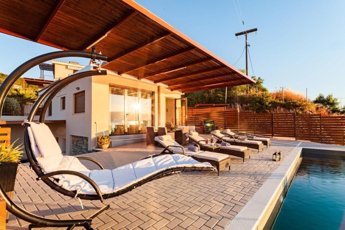 Seaside Summer Bliss - Aurora Luxury Pool Paradise Petalídhion 外观 照片