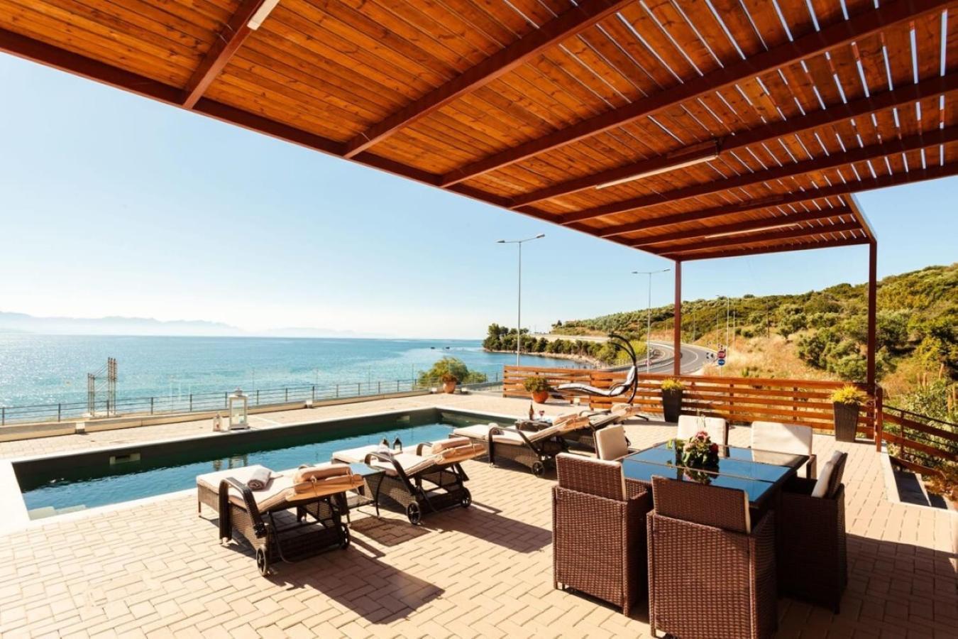 Seaside Summer Bliss - Aurora Luxury Pool Paradise Petalídhion 外观 照片