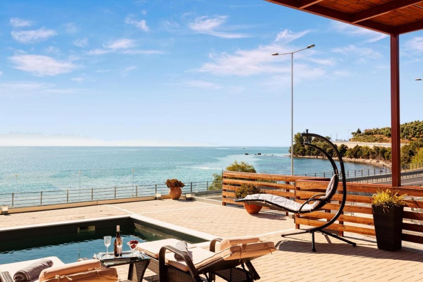 Seaside Summer Bliss - Aurora Luxury Pool Paradise Petalídhion 外观 照片