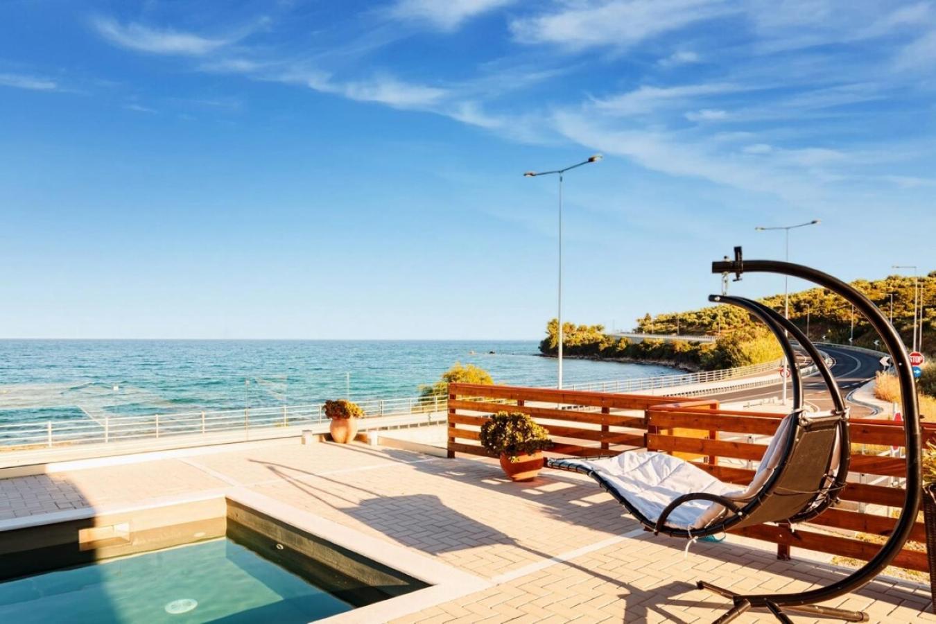 Seaside Summer Bliss - Aurora Luxury Pool Paradise Petalídhion 外观 照片